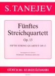 Fünftes Streichquartett op. 13 