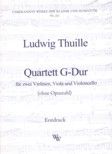 Quartett G-dur für 2 Violinen, Viola und Violoncello 