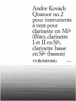 Quatuor Nr. 2 pour instrumentes à vent 