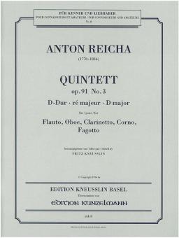 Quintett op.91/Nr.3 D-Dur 