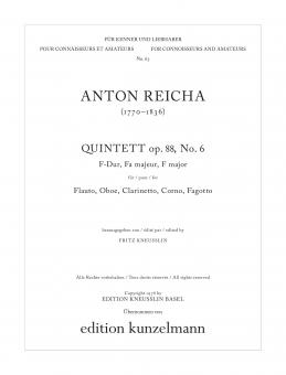 Quintette F-dur op. 88/6 
