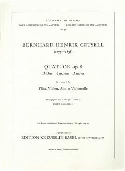 Quartett D-dur op. 8 