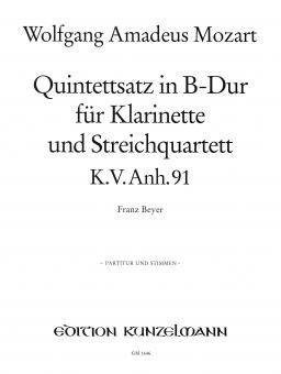 Quintensatz B-dur KV Anhang 91 
