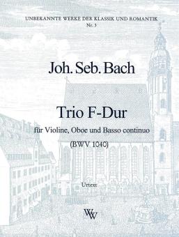 Trio F-Dur BWV 1040 