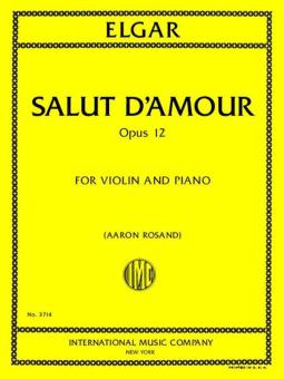 Salut d'amour, op. 12 