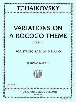 Variations on a Rococo Theme, op. 33 