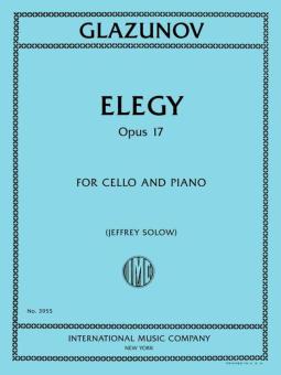 Elegy, op. 17 