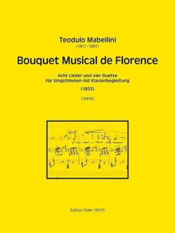 Bouquet Musical de Florence (1853) - 8 Lieder und 4 Duette 