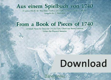 Aus einem Spielbuch von 1740 Download