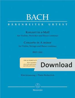 Konzert a-Moll BWV 1041 Download