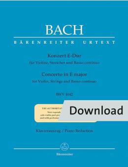 Konzert E-Dur BWV 1042 Download