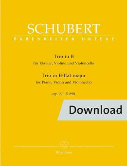 Trio in B-Dur op. 99 D 898 Download