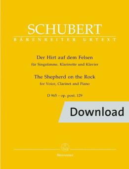Der Hirt auf dem Felsen D 965 op.post.129 Download
