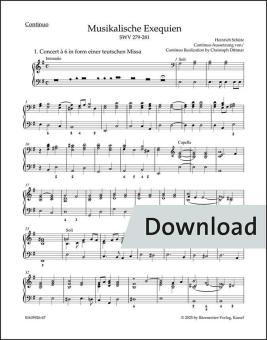 Musikalische Exequien SWV 279-281 Download