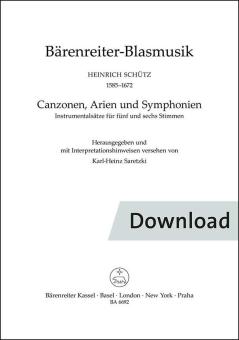 Canzonen, Arien und Symphonien 