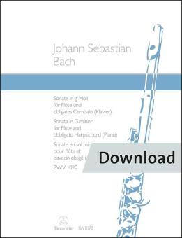 Sonate g-Moll BWV 1020 Download