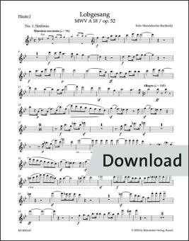 Lobgesang op. 52 MWV A 18 Download