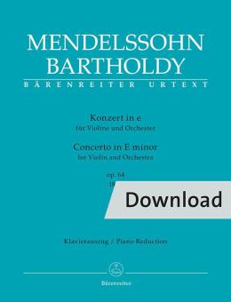 Konzert e-Moll op. 64 für Violine und Orchester Download