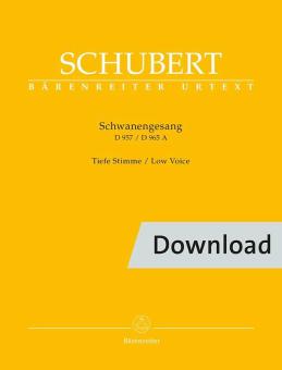 Schwanengesang D 957 / D 965 A Download