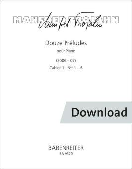 Douze Préludes pour Piano Cahier 1 
