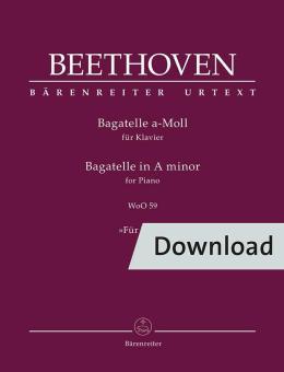 Bagatelle a-Moll WoO 59 - 'Für Elise' Download