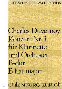 Konzert Nr. 3 B-Dur für Klarinette und Orchester 