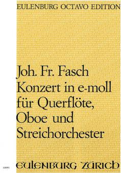 Konzert e-moll für Flöte und Oboe 