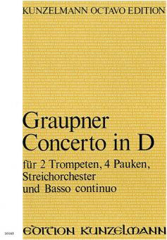 Concerto für 2 Clarini (Trompeten), 4 Pauken, Streicher und Bc. 