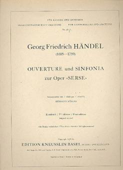 Ouvertüre und Sinfonia zu Xerxes 