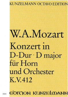 Konzert D-Dur KV 412 
