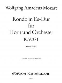 Rondo Es-Dur KV 371 für Horn und Orchester 
