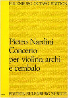 Concerto G-Dur für Violine und Streichorchester 