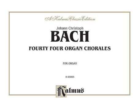 44 Organ Chorales Download