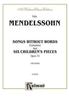 Songs Without Words, Op. 38, No. 5 