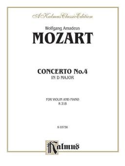 Violin Concerto No. 4 in D Major, K. 218 Download