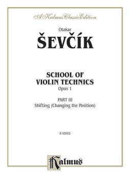 Sevcík: School of Violin Technics, Op. 1, Volume III Download
