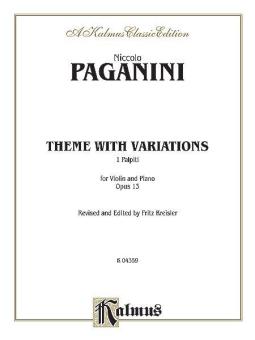 Theme with Variations, Op. 13 Download