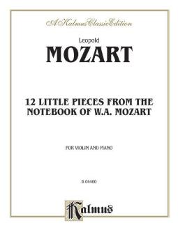 12 Little Pieces from the Notebook of W. A. Mozart Download