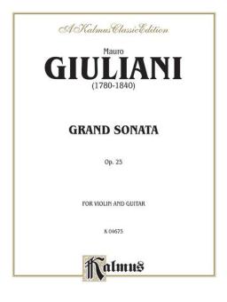 Grand Sonata for Violin and Guitar, Op. 25 Download