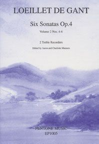 Six Sonatas op. 4, Vol. 2 