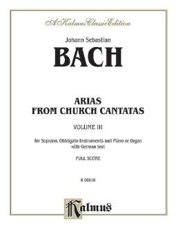 Bach: Soprano Arias from Church Cantatas, Volume III (German) Download