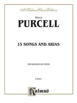 Purcell: Fifteen Songs and Airs for Soprano or Tenor from the Operas and the Odes Download