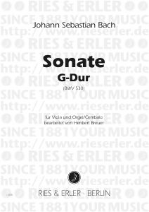 Sonate in G-Dur BWV 530 