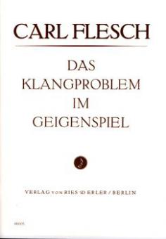 Das Klangproblem im Geigenspiel 