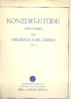 Konzert-Etüde op. 38 