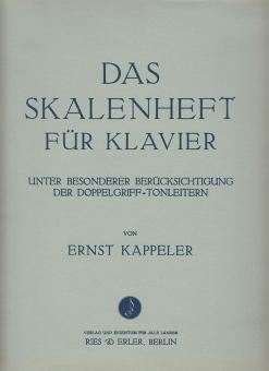 Das Skalenheft für Klavier 