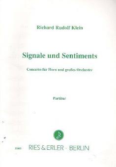 Signale und Sentiments 