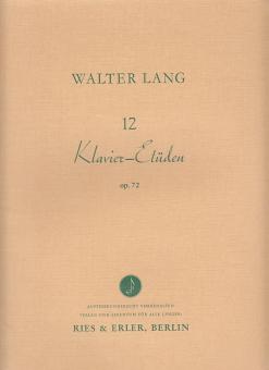 12 Klavier-Etüden op. 72 