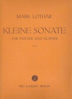 Kleine Sonate op. 15 