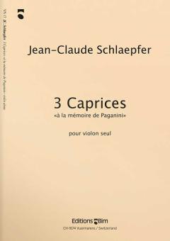 3 Caprices a la memoire de Paganini Download